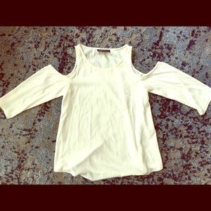 Top shop cold shoulder blouse